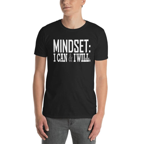 Mindset T Shirt Black Mindset, I Can Do it & I Will Do It T Shirt for Men - Dafakar