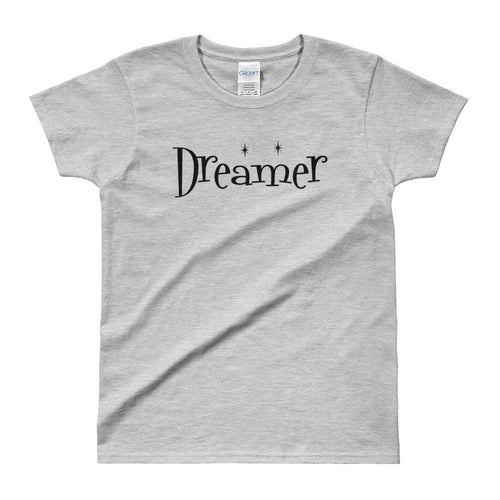 Dreamer T Shirt Grey Magical Dreamer T shirt for Women - Dafakar
