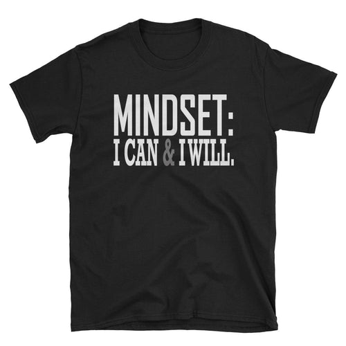 Mindset T Shirt Black Mindset, I Can Do it & I Will Do It T Shirt for Women - Dafakar