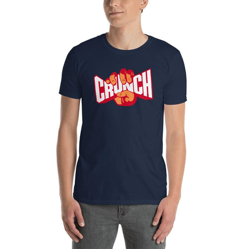 Crunch T Shirt Navy Fitness T Shirt Crunches T Shirt for Men - Dafakar