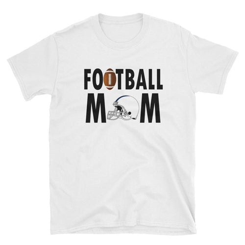 Football Mom T Shirt White Unisex Sporty Mother Gift T Shirt Football Mum T Shirt - Dafakar