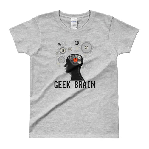 Geek Brain T Shirt Grey Inside Geek Brain T Shirt for Men - Dafakar