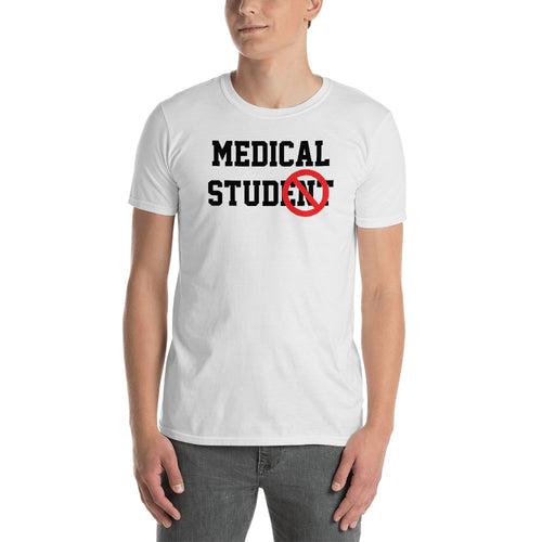Medical Stud T Shirt White Medical Student T Shirt Short-Sleeve Cotton T-Shirt for Doctors to be