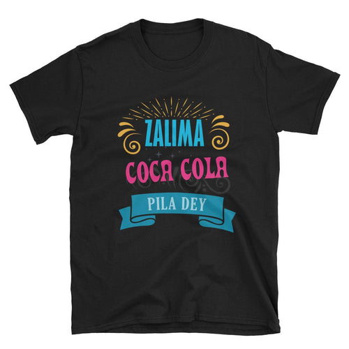 Zalima Coca Cola Pila De T-Shirt Black Funny Desi T Shirt for Women - Dafakar