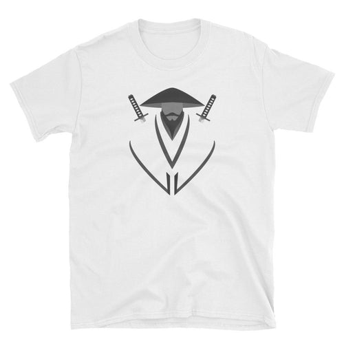 Minimal Samurai T Shirt White Samurai T Shirt For Men - Dafakar