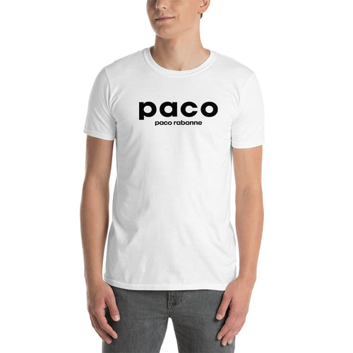 Paco Rabanne T shirt Paco Rabanne Branded T shirt Cotton Short-sleeve White T shirt for men