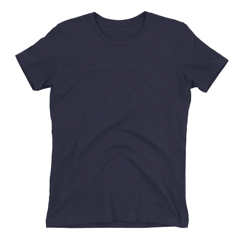 Navy Plain T shirt Navy Cotton Plain T shirt for women