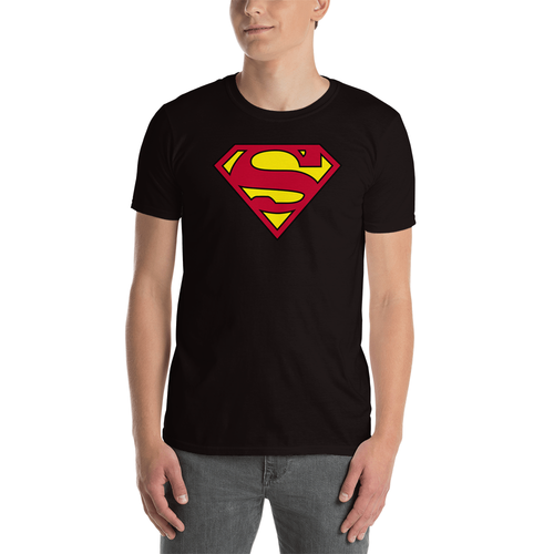 superman t shirt black color for men 