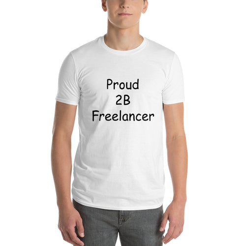 freelancer printed t shirt pure cotton white half sleeve for freelancing in pakistan