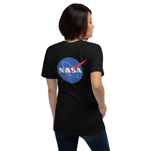 Nasa t shirt for women logo printed on front back