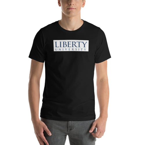 liberty university t shirt best quality stuff in black and white for liberty university current and ex students