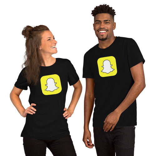 snapchat t shirt unisex 100 percent cotton Half sleeve in all color and sizes