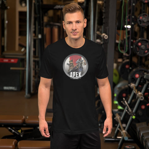 Apex Legends t shirt pure cotton half sleeve in black and white colours best quality