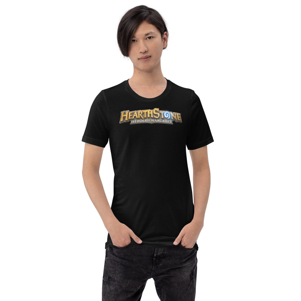 HearthStone t shirt for gaming lovers best quality in black and white colore half sleeve