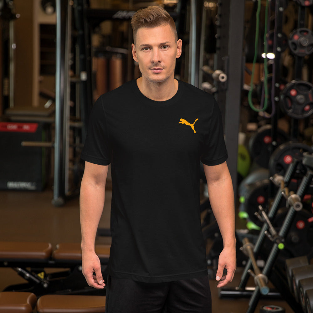 puma shirt for man | Branded t shirt puma t shirt half sleeve in black and white pure cotton all sizes