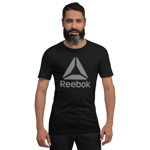 Cotton Reebok t shirt for men in black and white color