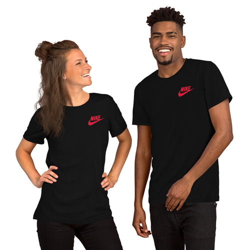 Nike red color club t shirt for men and women