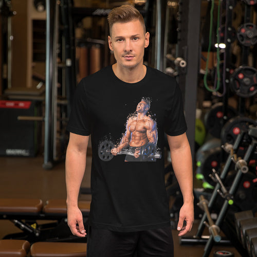 Bicep Gym workout fitness pure cotton t shirt for men