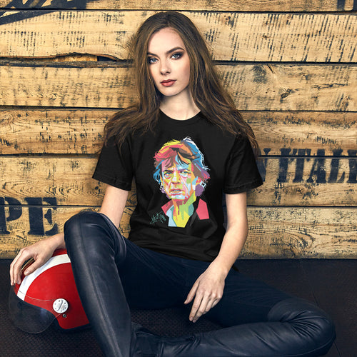 Mick Jagger Music Band Rolling Stones vintage t shirt for women