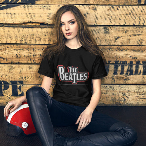 Beatles Band logo t shirt for women