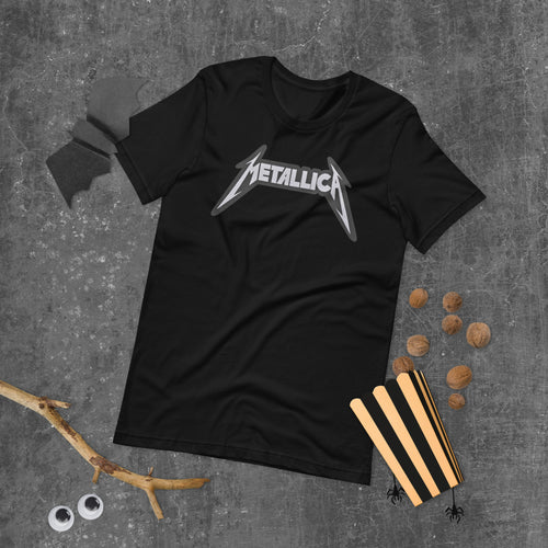Grey logo Metallica Music Band shirt for men