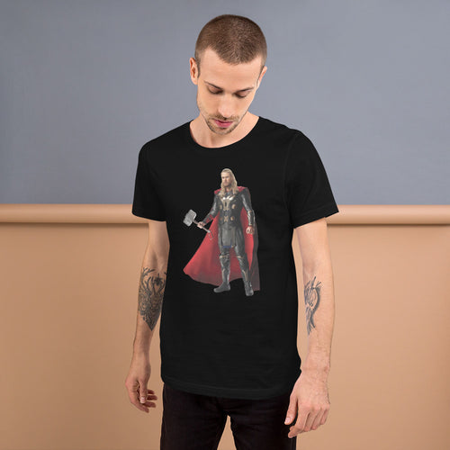 Thor with hammer t shirt for men