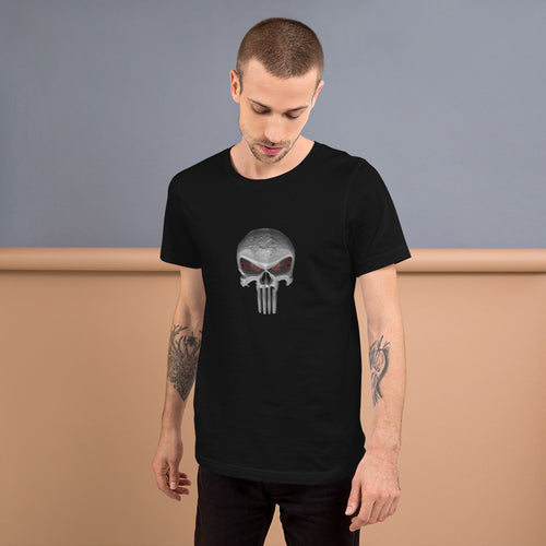 Men Punisher t shirt in pure cotton