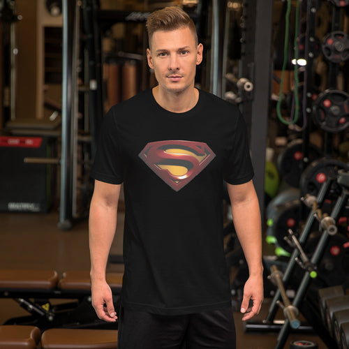 DC Superhero superman log t shirt for men