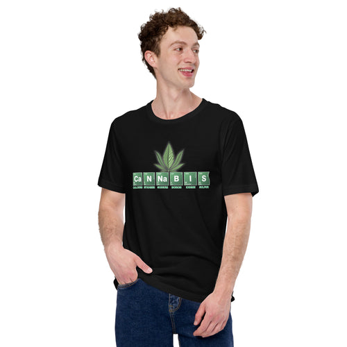 Funny Cannabis periodic table Breaking Bad t shirt for men