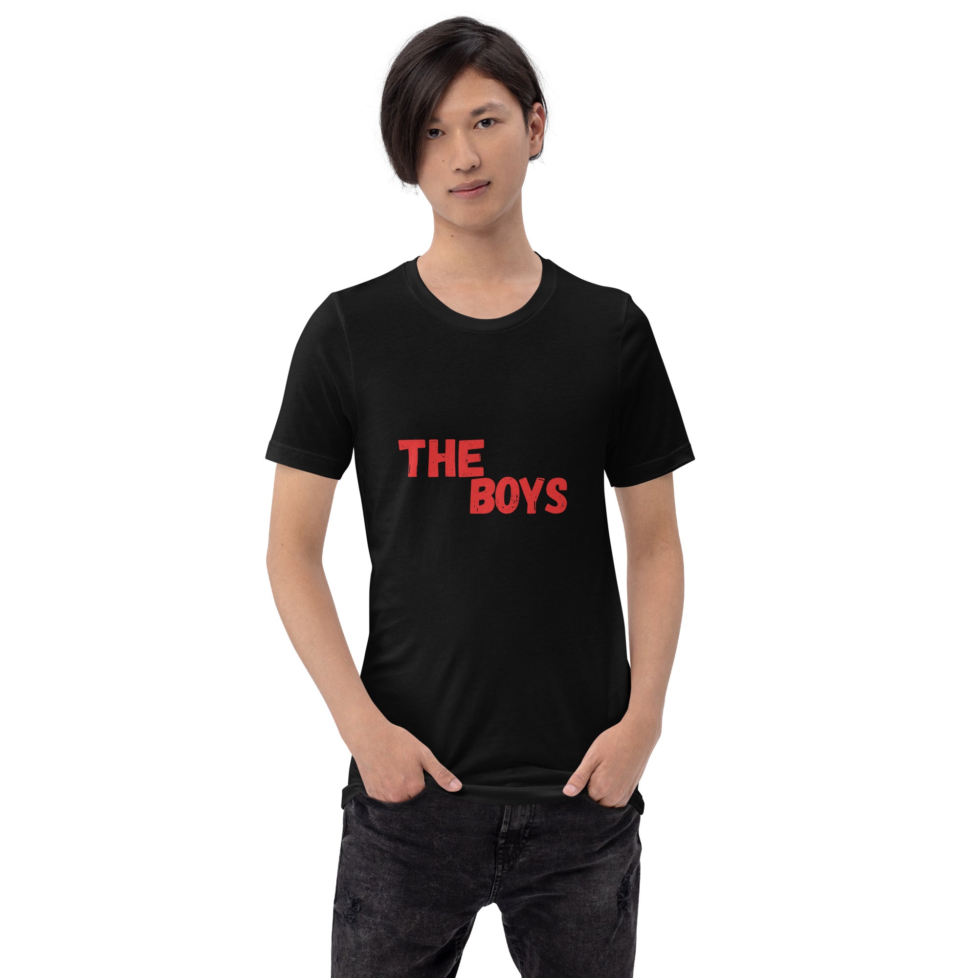 Amazon Original The Boys t shirt for men pure cotton in black and white
