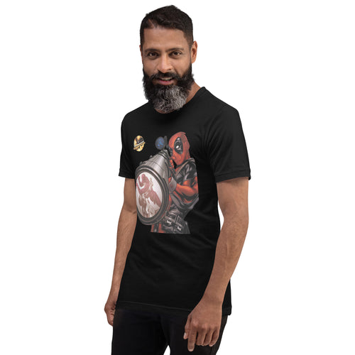 Deadpool t shirt for men dtf printed on pure cotton