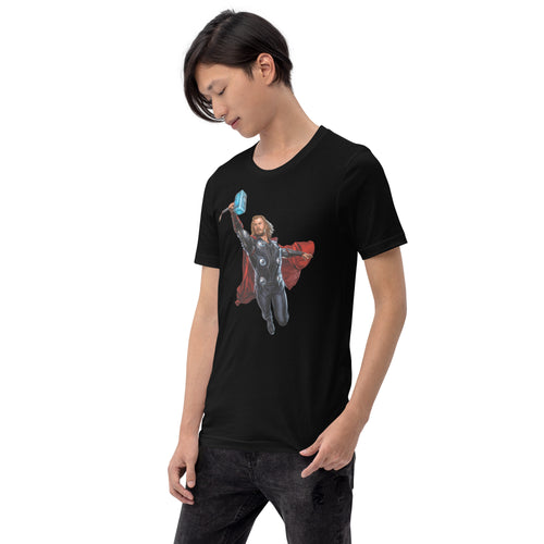 Thor Flying in the air t shirt for men