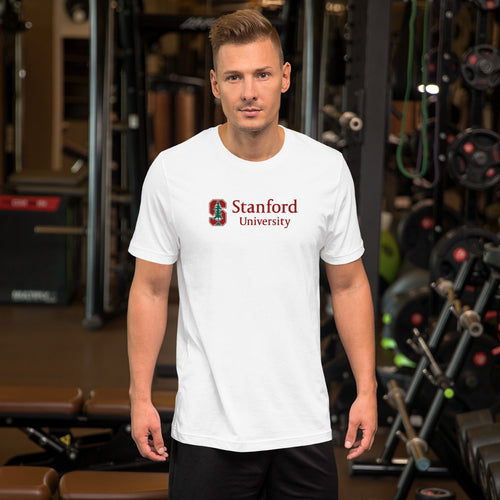 stanford university t shirt half sleeve in black and white color stanford university apparel