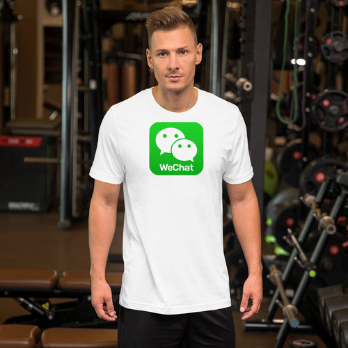 WeChat app t shirt of best quality pure cotton in all sizes