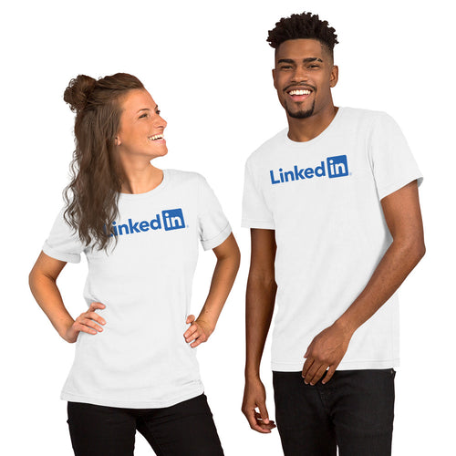 Linkedin t shirt best cotton and soft in black and white color in all sizes