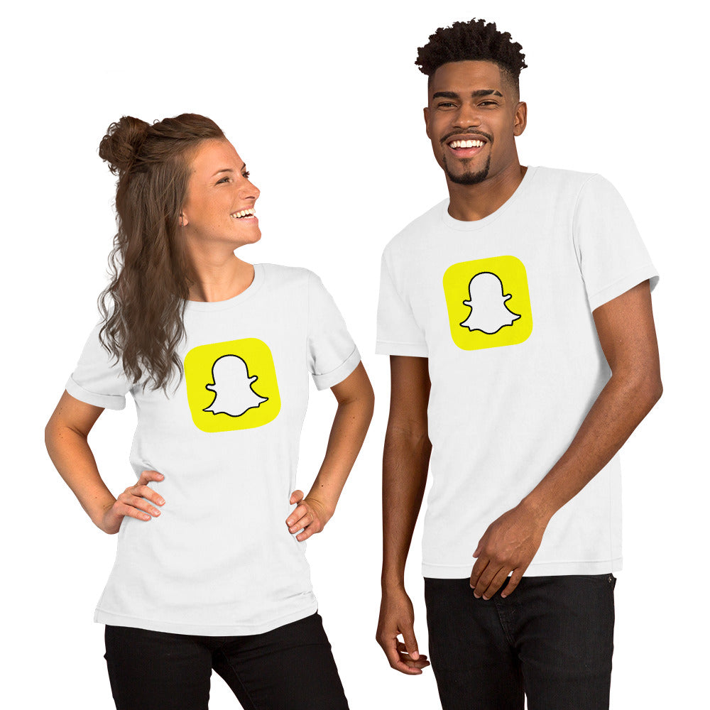 snapchat t shirt unisex 100 percent cotton Half sleeve in all color and sizes