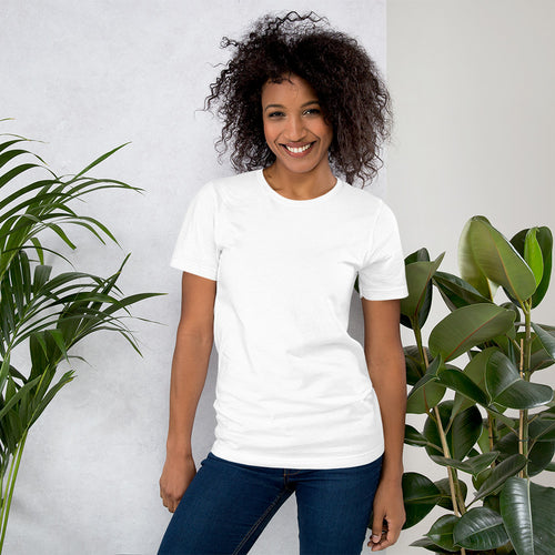 plain white t shirt for female and girls half sleeve soft and lightweight