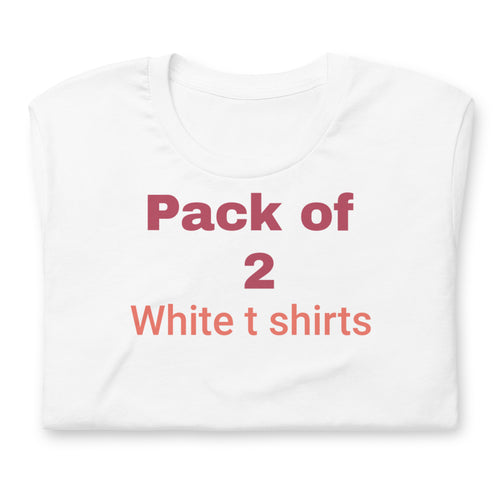 white t shirt for women multipack of 2 pure cotton t shirts