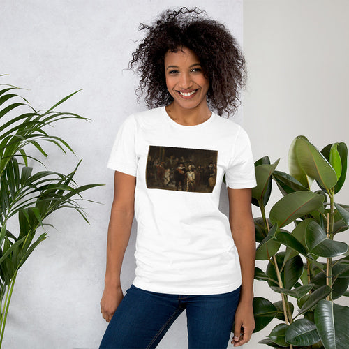 The Night Watch Rijksmuseum classic painting printed t shirt for women