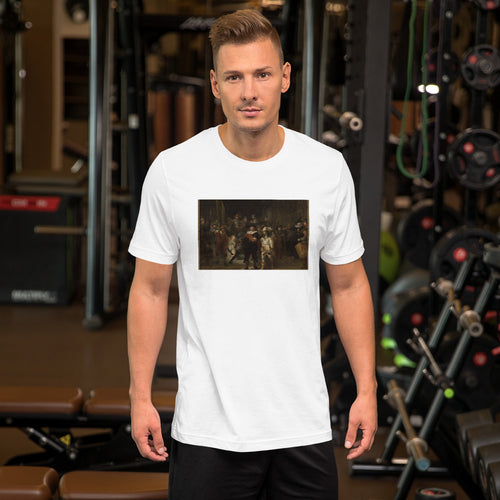 The Night Watch Rijksmuseum classic painting printed on pure cotton t shirt