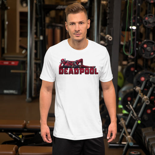 Funny Deadpool printed cotton t shirt online