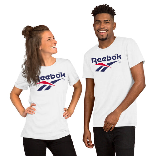 Reebok t shirt for men and women in black and white color