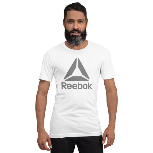 Cotton Reebok t shirt for men in black and white color