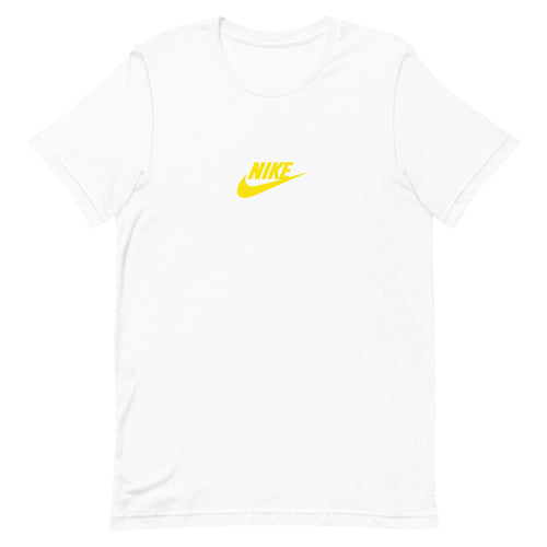 Nike logo cotton t shirt with small printed in center
