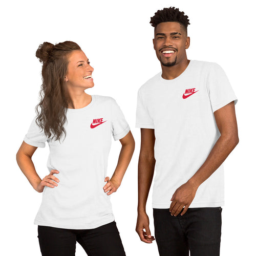 Nike red color club t shirt for men and women