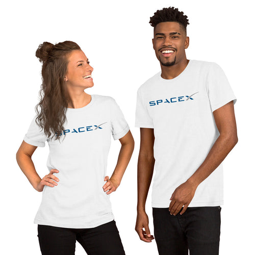 Spacex logo t shirt pure cotton for men and women