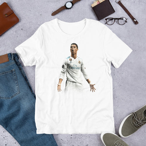 Ronaldo famous celebration printed t shirt for men