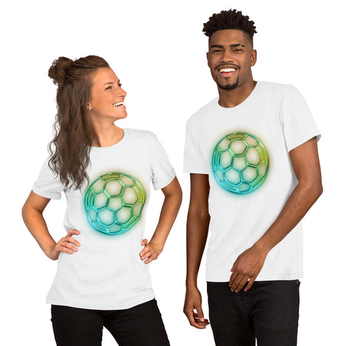 Cotton creative design Football t shirt for men and women