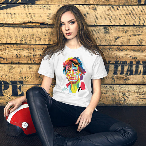 Mick Jagger Music Band Rolling Stones vintage t shirt for women