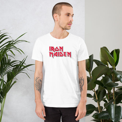 Rock Band Iron Maiden vintage t shirt for men
